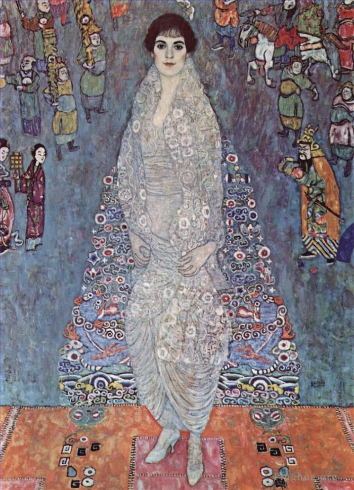 Gustave Klimt Peinture à l'huile - Portratder Baronne Elisabeth BachofenEcht