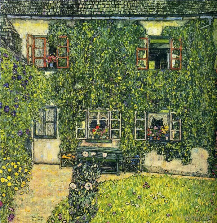 Gustave Klimt Peinture à l'huile - La maison de Guardaboschi