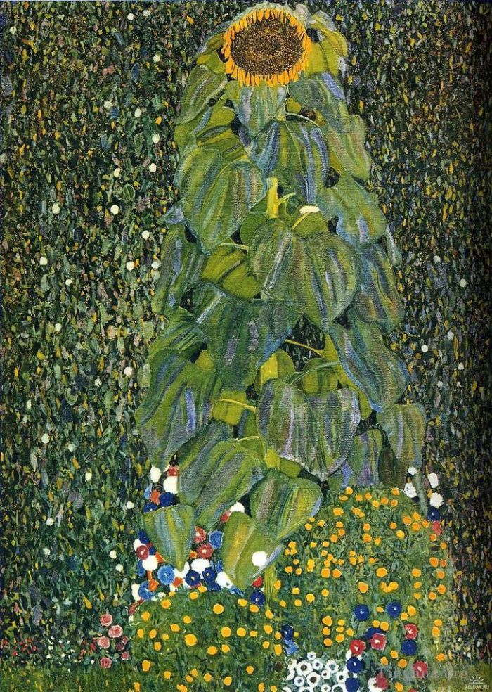 Gustave Klimt Peinture à l'huile - Le Tournesol