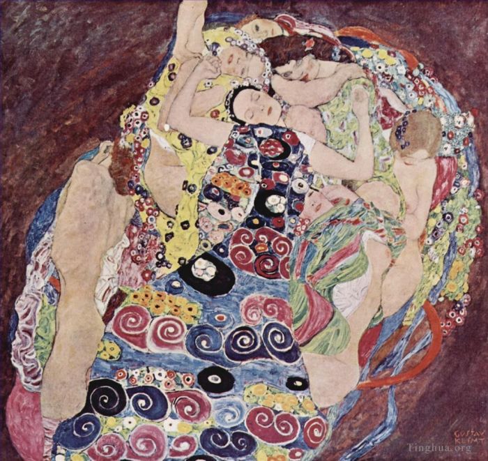 Gustave Klimt Peinture à l'huile - Les vierges