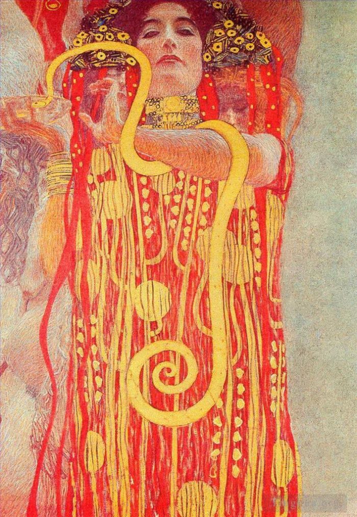 Gustave Klimt Peinture à l'huile - Peintures de plafond de l'Université de Vienne