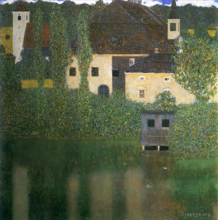 Gustave Klimt Peinture à l'huile - Château d'eau