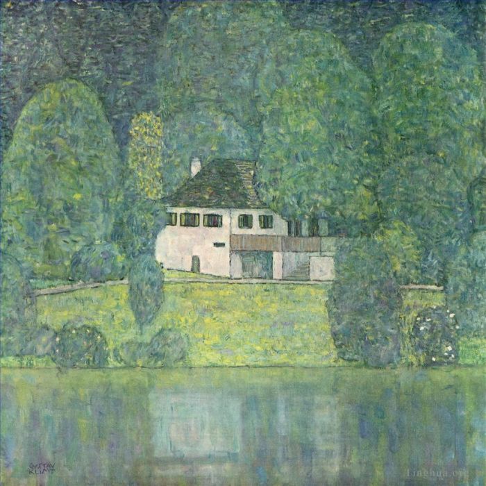 Gustave Klimt Peinture à l'huile - Paysage sans titre