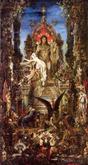 Gustave Moreau œuvres - Jupiter et Sémélé