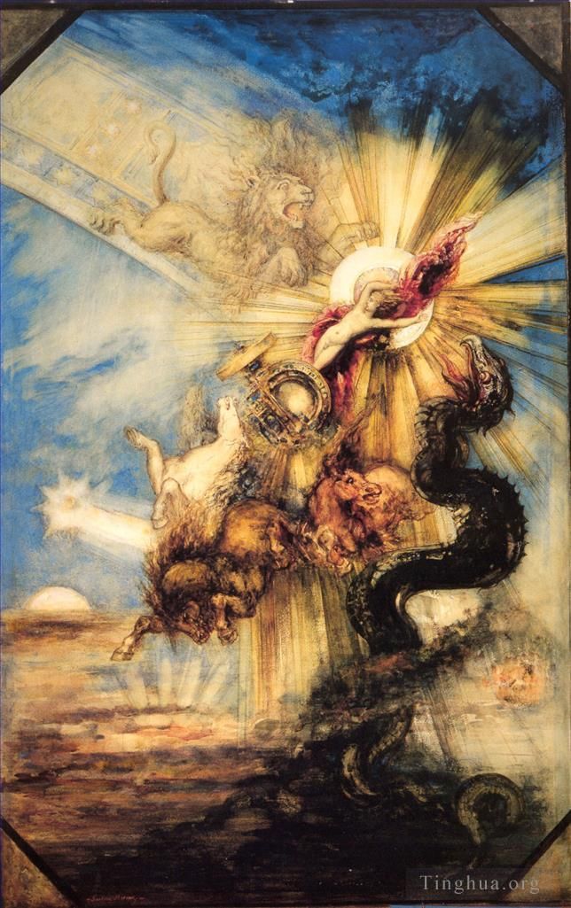 Gustave Moreau Peinture à l'huile - Phaéton