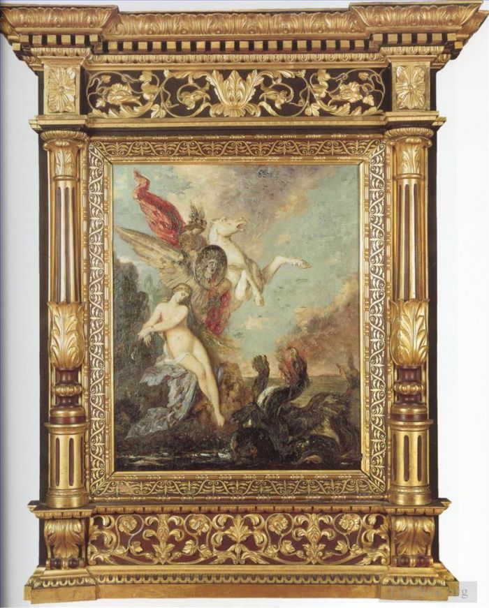 Gustave Moreau Peinture à l'huile - Andromède