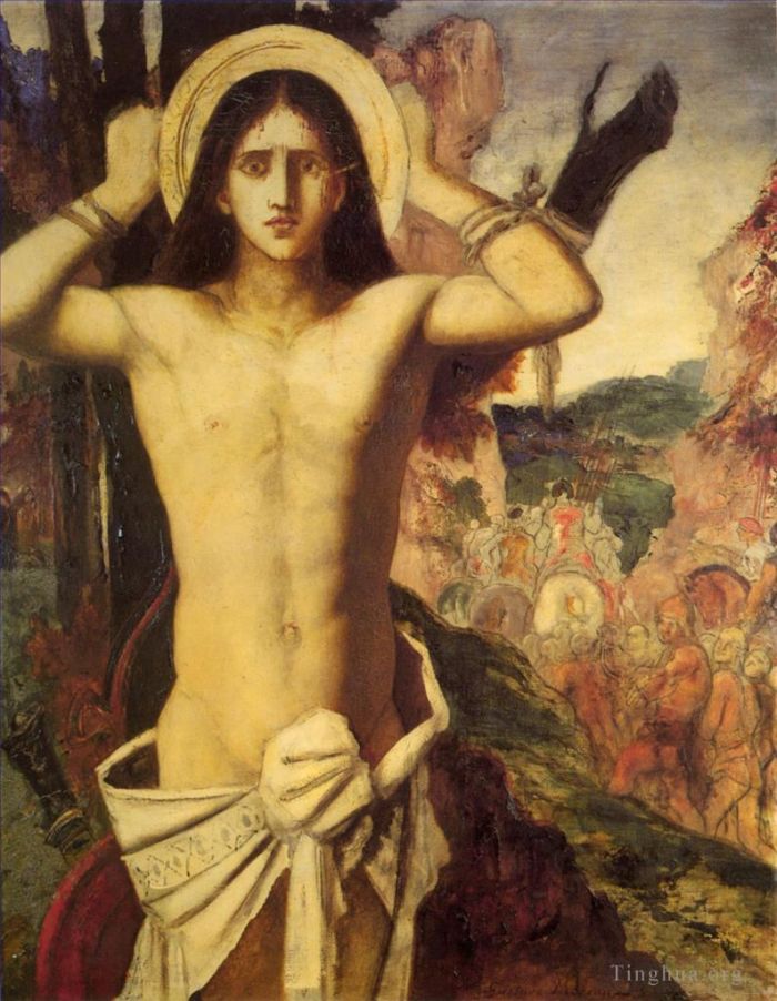 Gustave Moreau Peinture à l'huile - Saint Sébastien