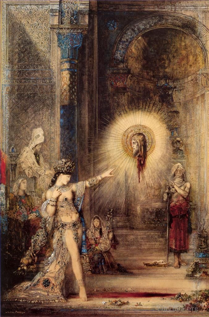Gustave Moreau Peinture à l'huile - L'apparition