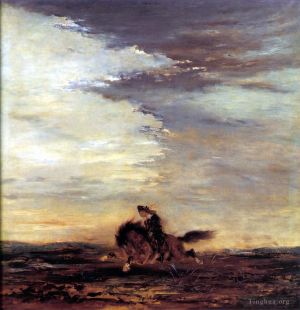Gustave Moreau œuvres - Le cavalier écossais