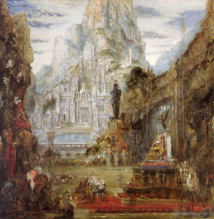 Gustave Moreau Peinture à l'huile - Le triomphe d'Alexandre le Grand