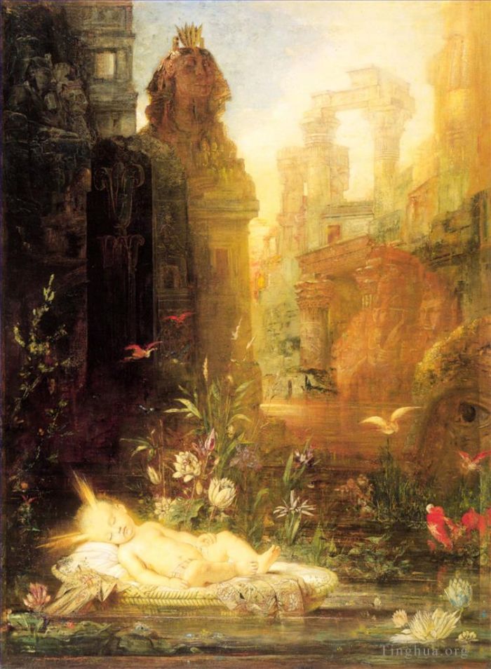 Gustave Moreau Peinture à l'huile - Jeune Moïse