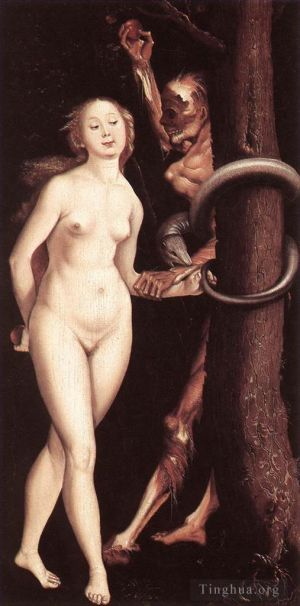 Hans Baldung œuvres - Eve le serpent et la mort