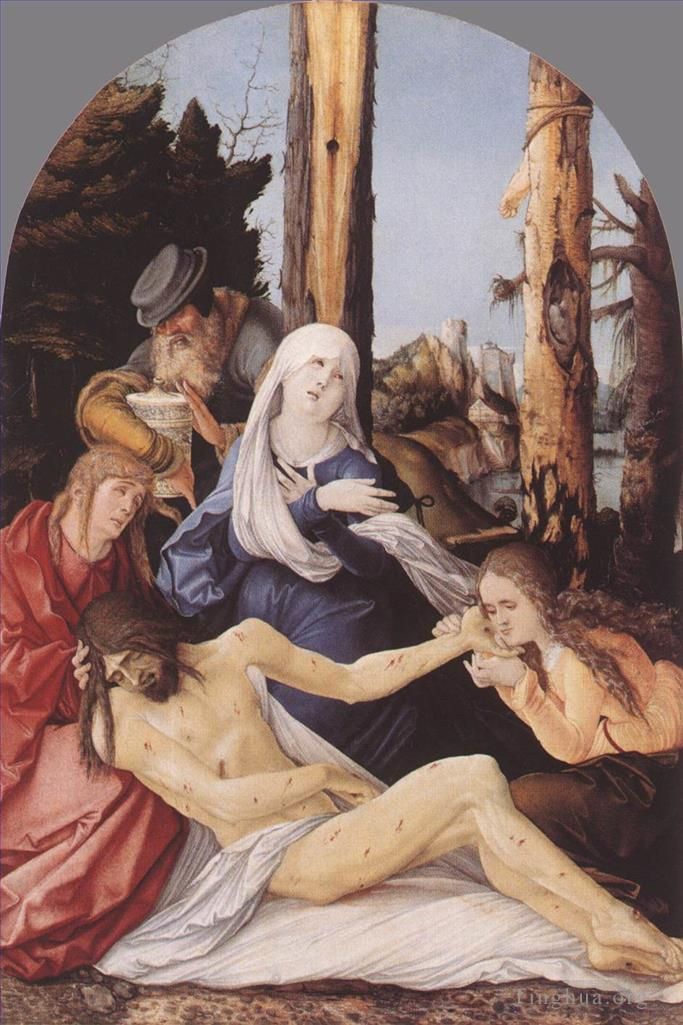 Hans Baldung Peinture à l'huile - La lamentation du Christ
