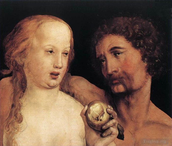 Hans Holbein the Younger Peinture à l'huile - Adam et Eve