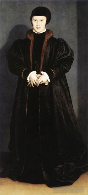 Hans Holbein the Younger œuvres - Christine de Danemark, duchesse de Milan
