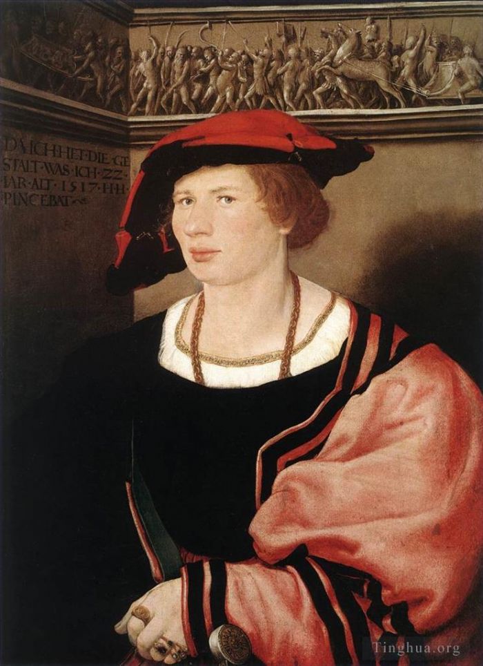 Hans Holbein the Younger Peinture à l'huile - Portrait de Benedikt von Hertenstein