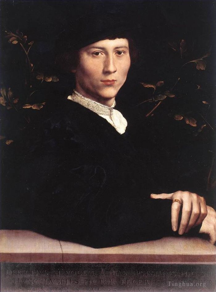 Hans Holbein the Younger Peinture à l'huile - Portrait de Derich Né