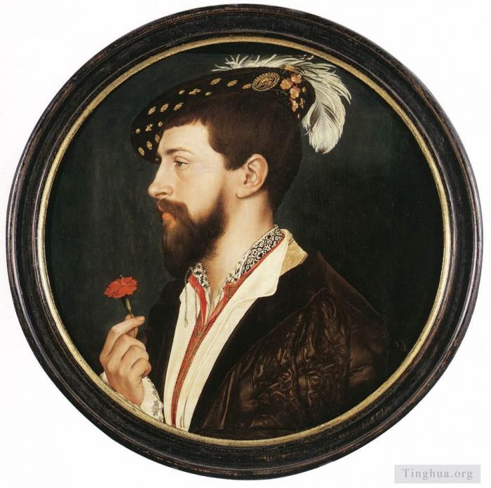 Hans Holbein the Younger Peinture à l'huile - Portrait de Simon Georges