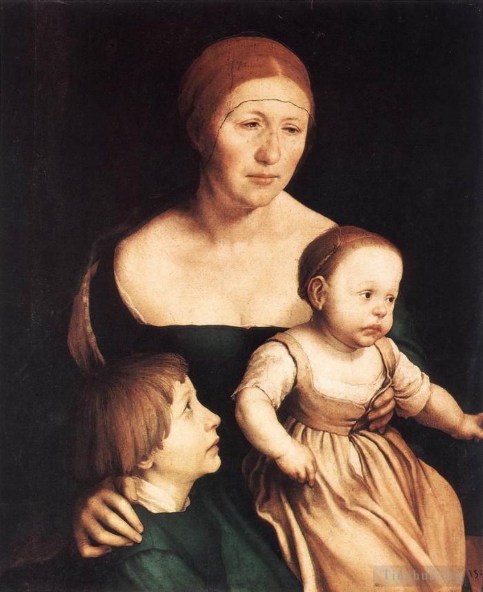 Hans Holbein the Younger Peinture à l'huile - La famille des artistes