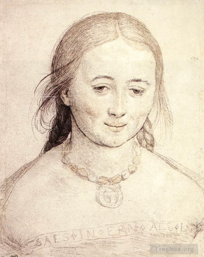 Hans Holbein the Younger Types de peintures - Tête de femme