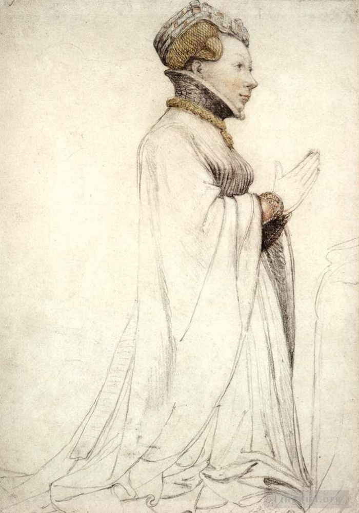 Hans Holbein the Younger Types de peintures - Jeanne de Boulogne, duchesse de Berry
