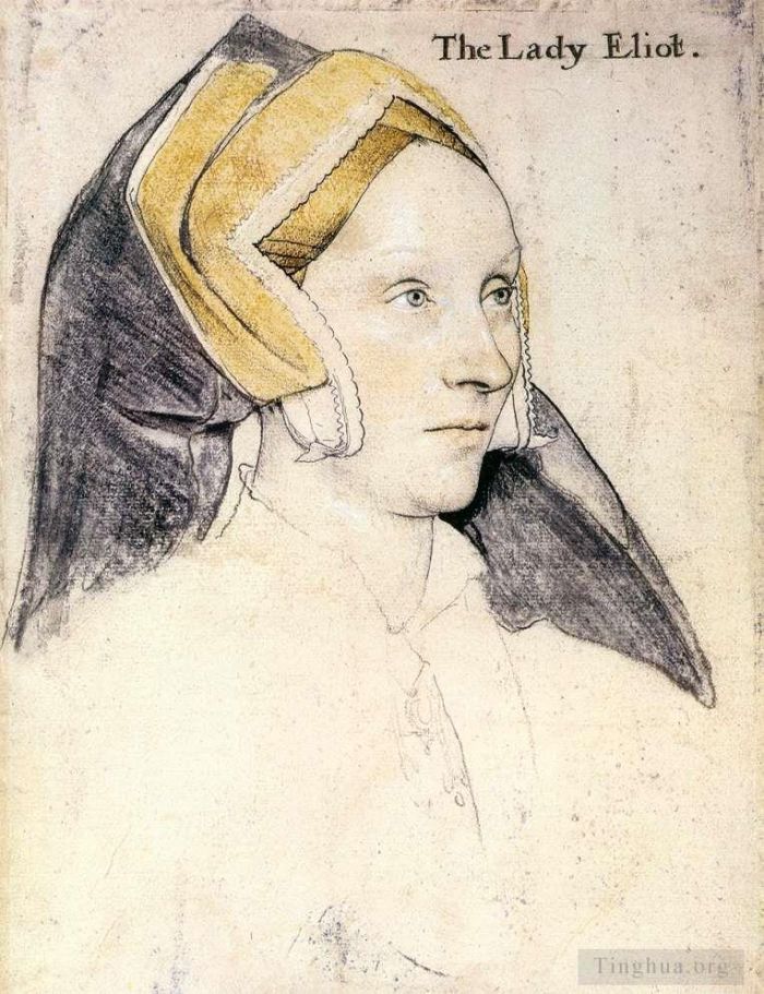 Hans Holbein the Younger Types de peintures - Dame Élyot
