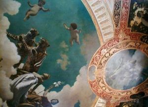 Hans Makart œuvres - Peintures de plafond de villa Hermès