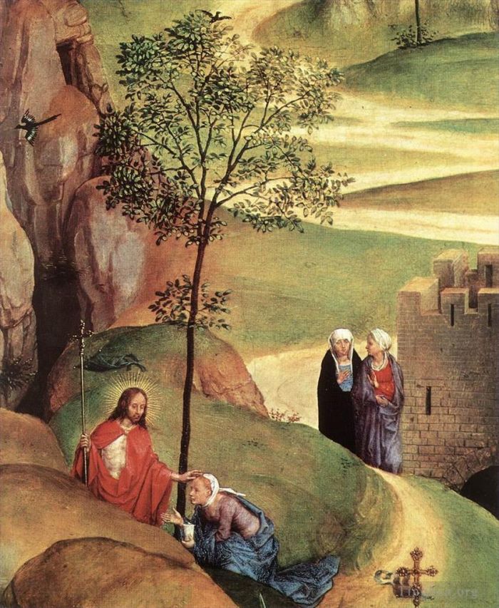 Hans Memling Peinture à l'huile - Avent et Triomphe du Christ 1480détail2