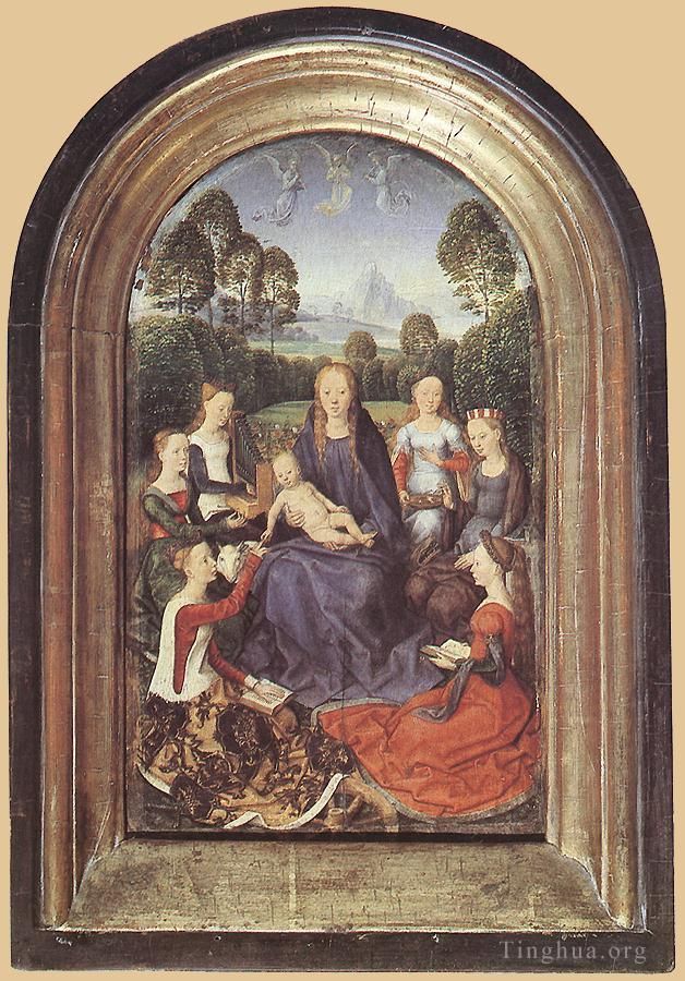 Hans Memling Peinture à l'huile - Diptyque de Jean de Cellier 1475I