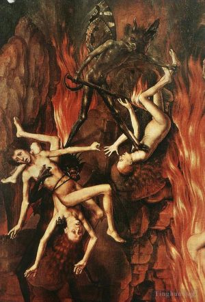 Hans Memling œuvres - Triptyque du Jugement dernier ouvert 1467detail12