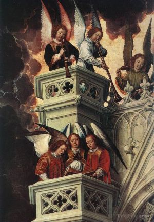 Hans Memling œuvres - Triptyque du Jugement dernier ouvert 1467détail3