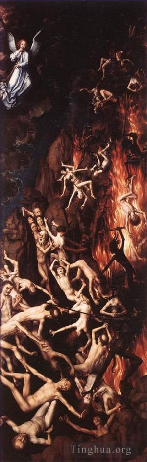 Hans Memling œuvres - Triptyque du Jugement dernier ouvert 1467détail9