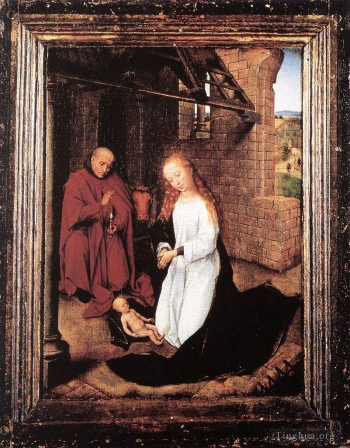 Hans Memling Peinture à l'huile - Nativité 1470