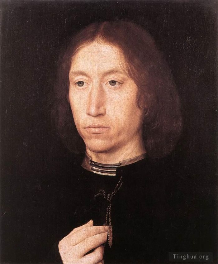 Hans Memling Peinture à l'huile - Portrait d'homme 1478