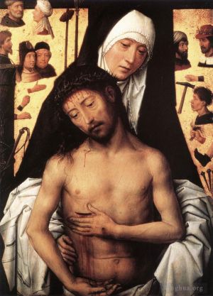 Hans Memling œuvres - La Vierge montrant l'homme des Douleurs 1475 ou 1479