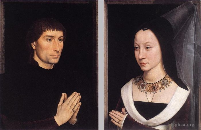 Hans Memling Peinture à l'huile - Tommaso Portinari et sa femme