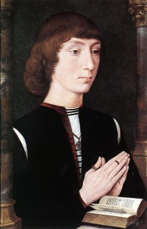Hans Memling œuvres - Jeune homme en prière 1475