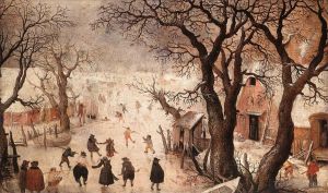 Hendrick Avercamp œuvres - Paysage d'hiver 3