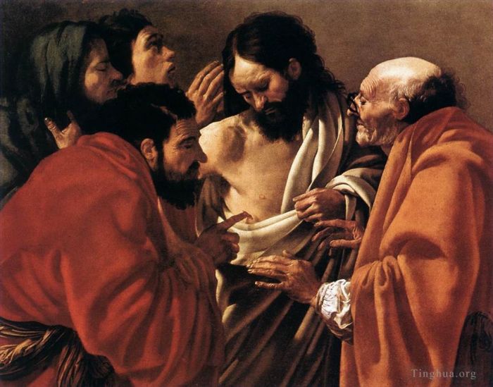 Hendrick ter Brugghen Peinture à l'huile - L'incrédulité de saint Thomas