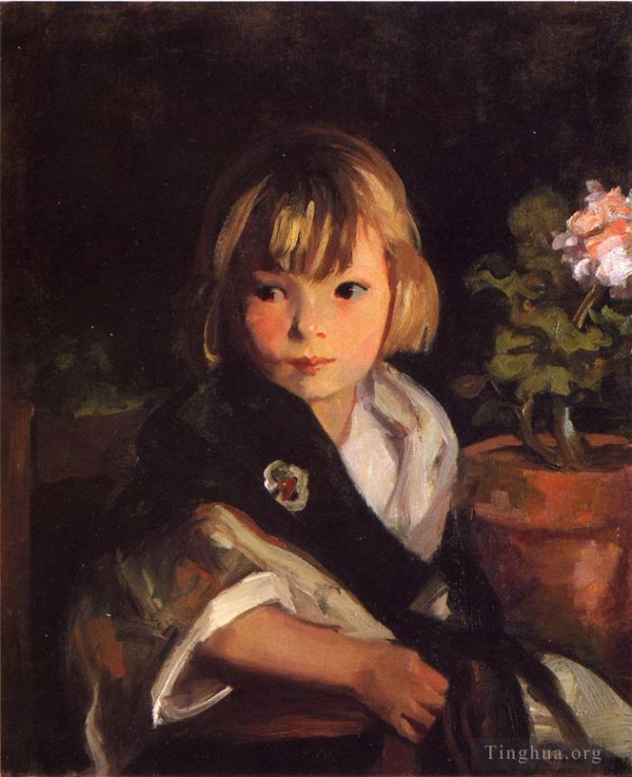 Robert Henri Peinture à l'huile - Portrait de Boby