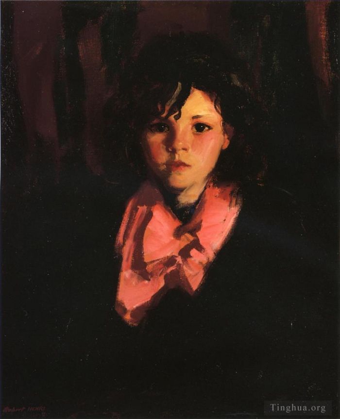 Robert Henri Peinture à l'huile - Portrait de Mary Ann