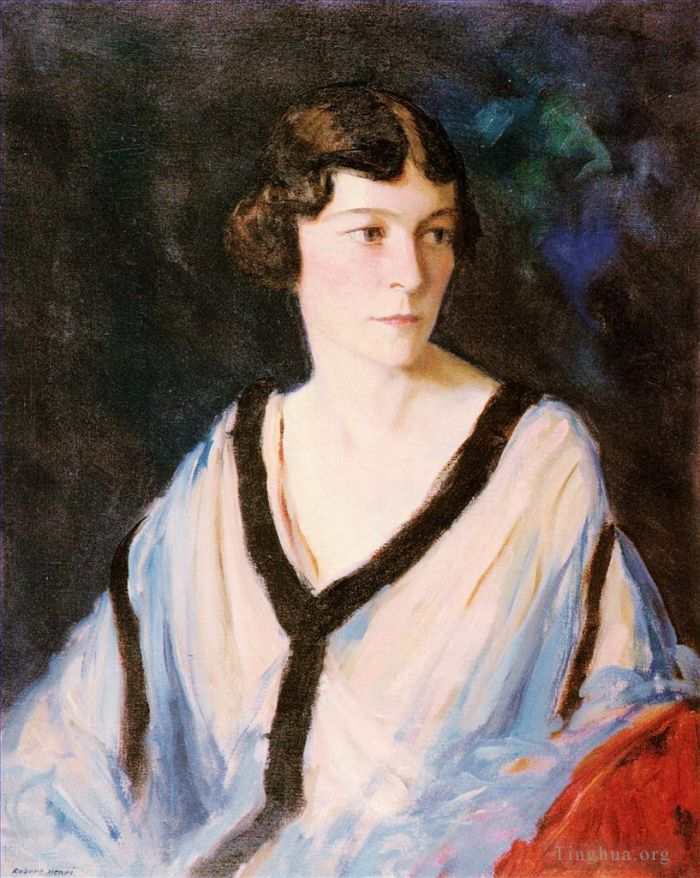 Robert Henri Peinture à l'huile - Portrait de Mme Edward H Bennett