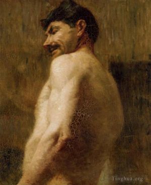 Henri de Toulouse-Lautrec œuvres - Buste d'Homme Nu