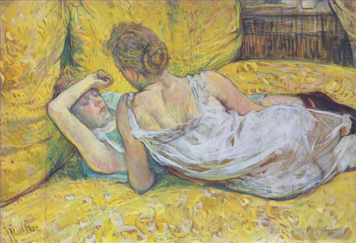 Henri de Toulouse-Lautrec Peinture à l'huile - Abandon du couple 1895
