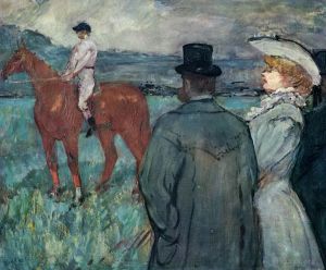 Henri de Toulouse-Lautrec œuvres - Aux courses 1899
