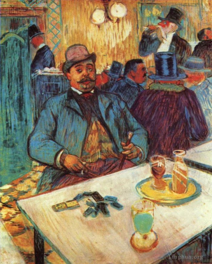 Henri de Toulouse-Lautrec Peinture à l'huile - Monsieur Boileau 1893