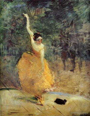 Henri de Toulouse-Lautrec œuvres - La danseuse espagnole 1888