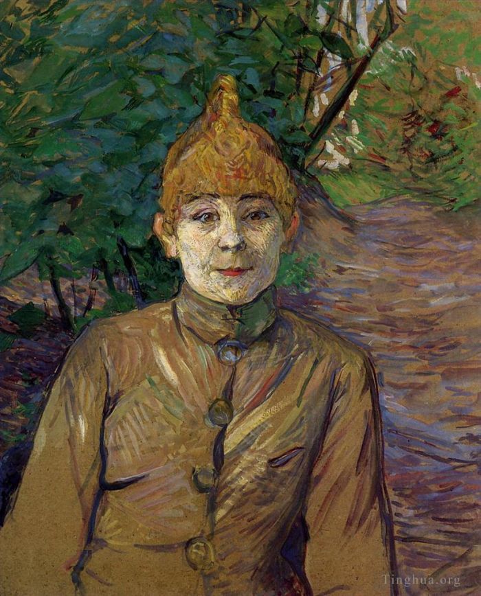 Henri de Toulouse-Lautrec Peinture à l'huile - Le promeneur de rue
