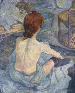 Henri de Toulouse-Lautrec œuvres - Femme à son labeur 1896