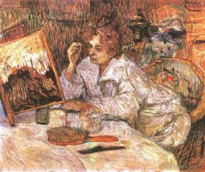 Henri de Toulouse-Lautrec œuvres - Femme à sa toilette 1889